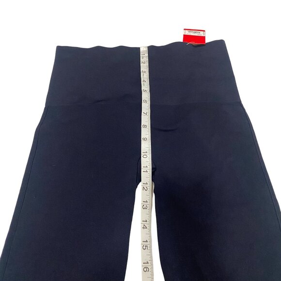 SPANX Cropped Lamn Seamless Leggings Port Navy Blue Size XL NWT - Picture 6 of 7